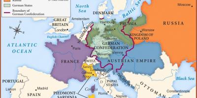 Bản đồ của Vienna ở châu âu