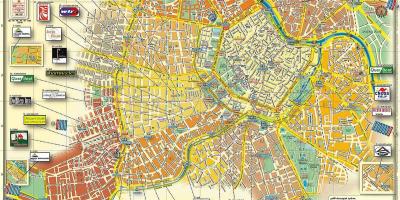 Vienna Áo bản đồ thành phố