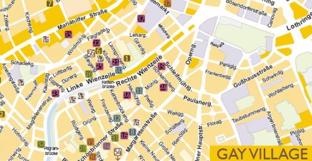 Bản đồ của người đồng tính Vienna