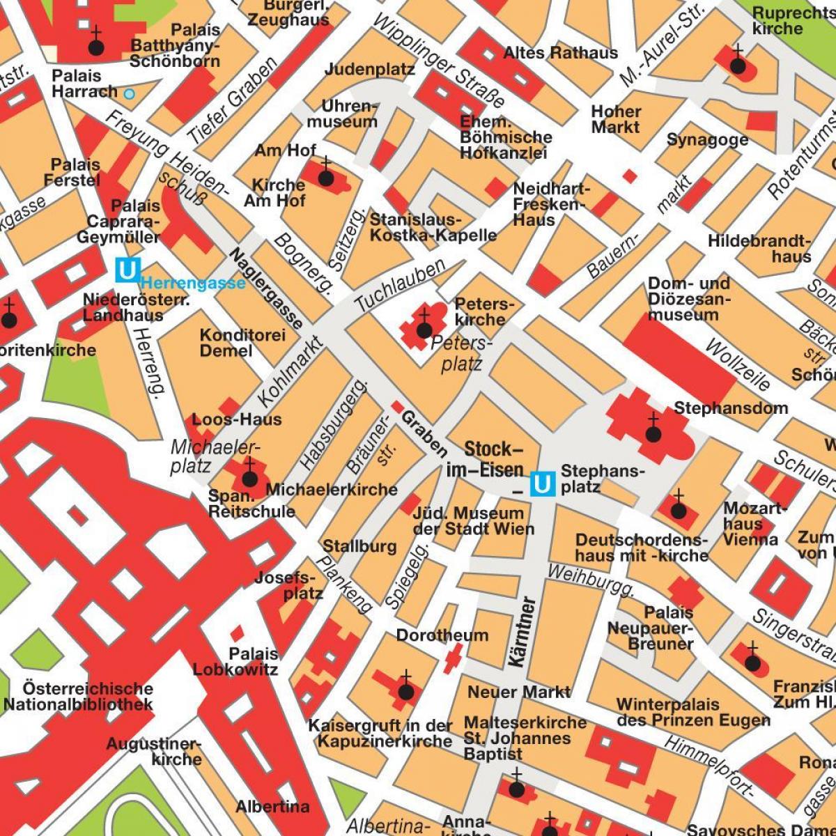 Vienna trung tâm bản đồ