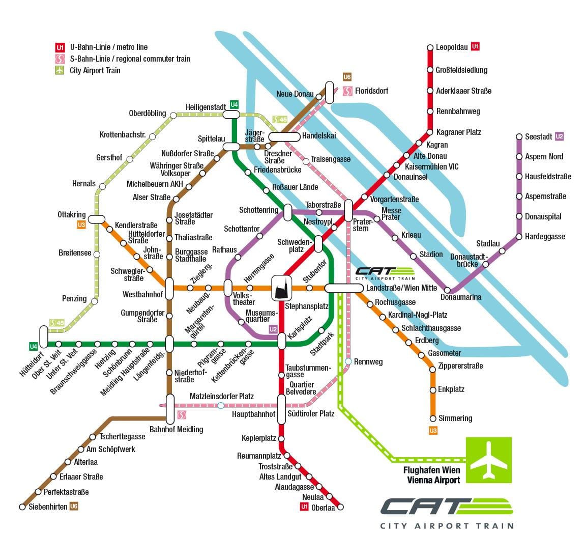 mèo thành phố tàu sân bay Vienna bản đồ