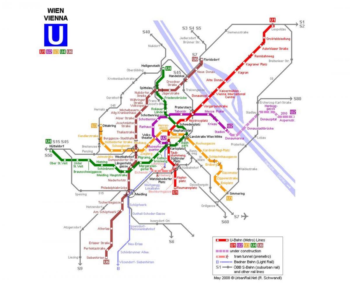Bản đồ của u1 Vienna