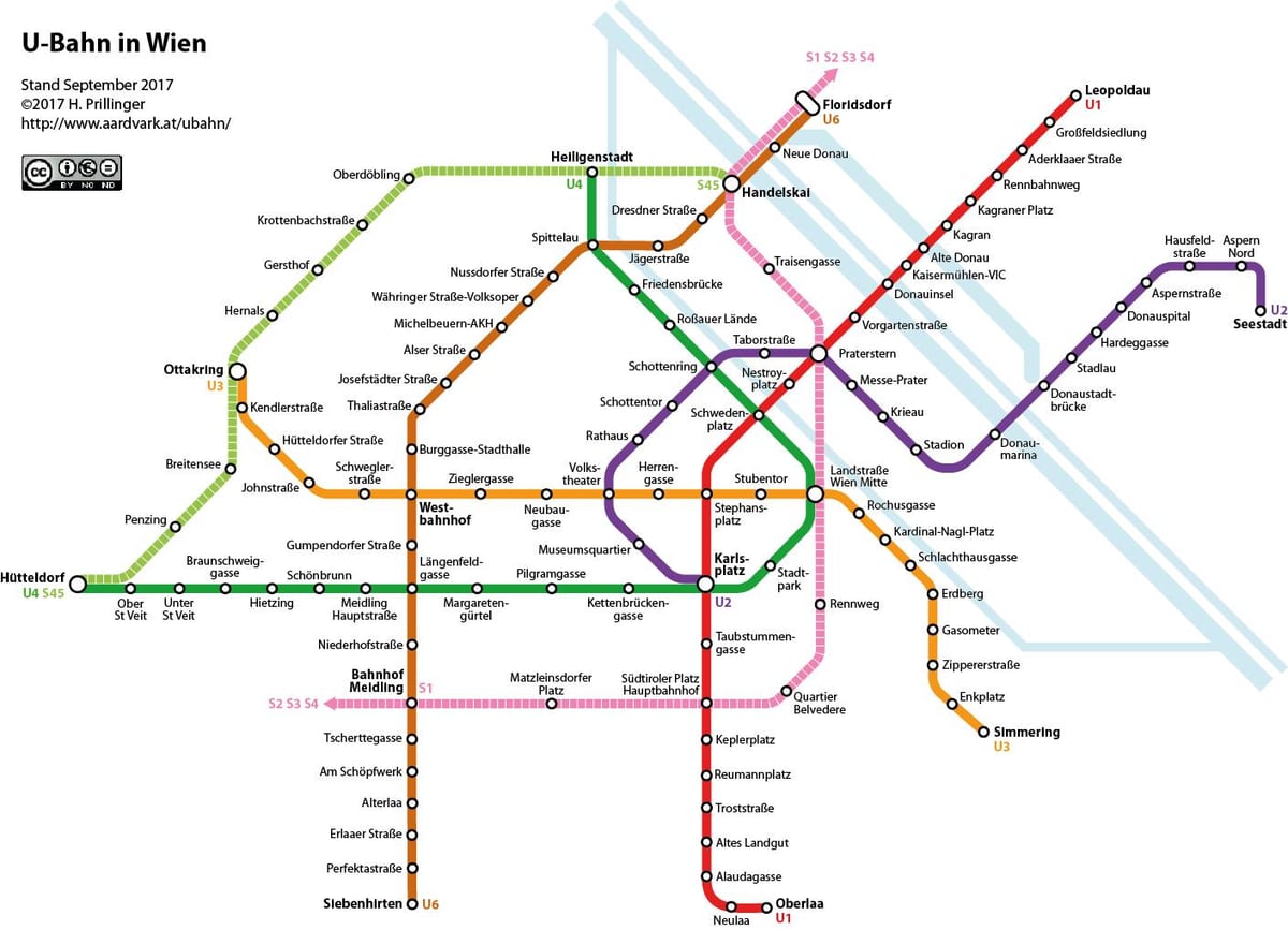 uban bản đồ Vienna