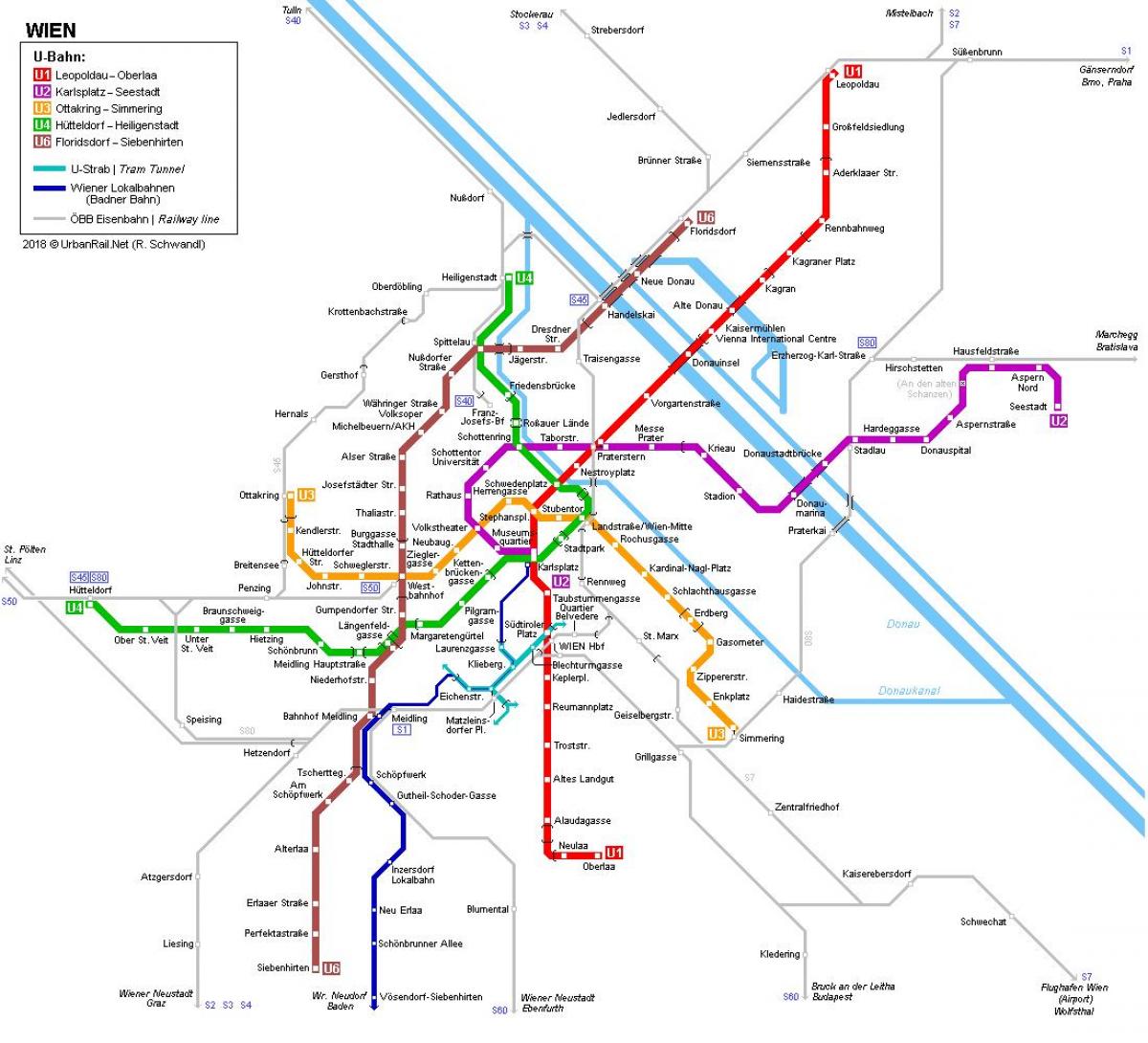 Bản đồ của uban Vienna