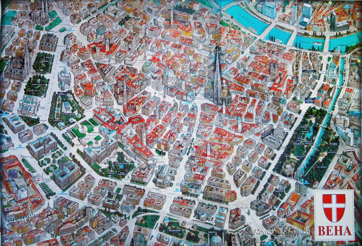 Bản đồ của Vienna 3d