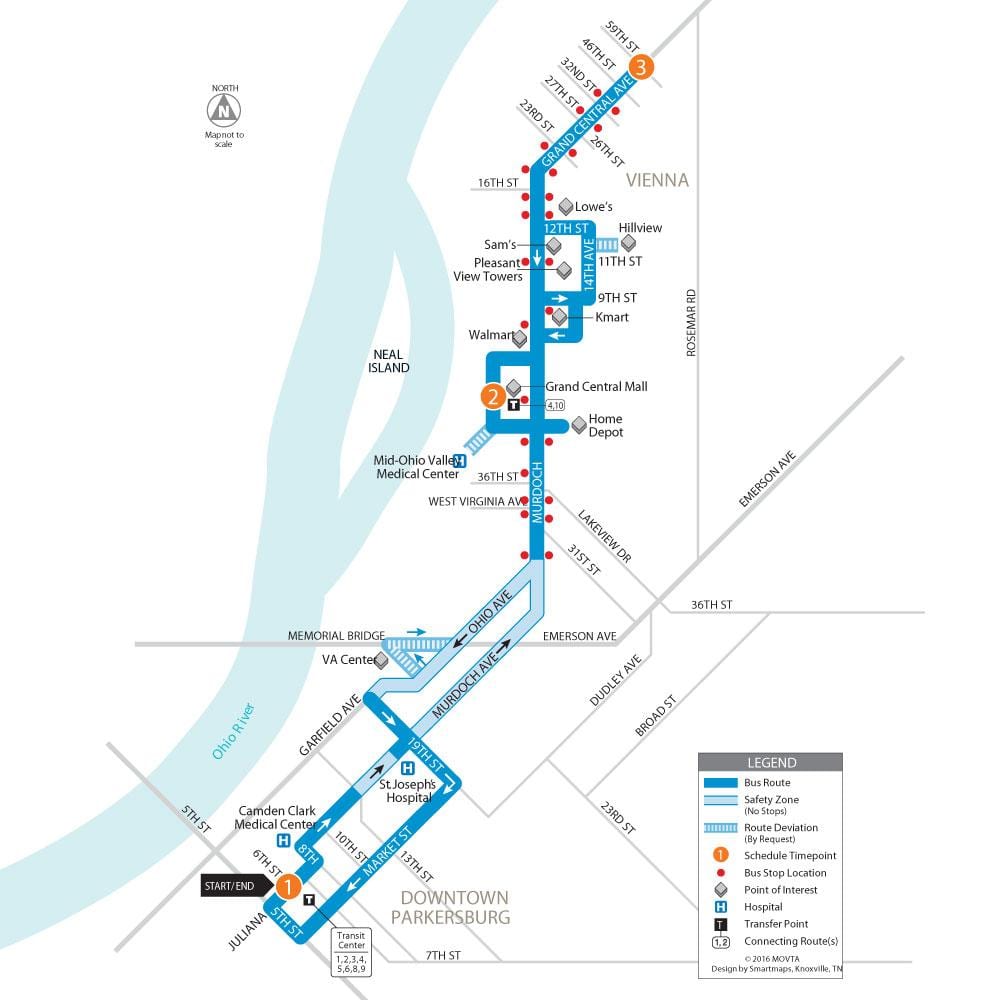 Vienna xe buýt bản đồ