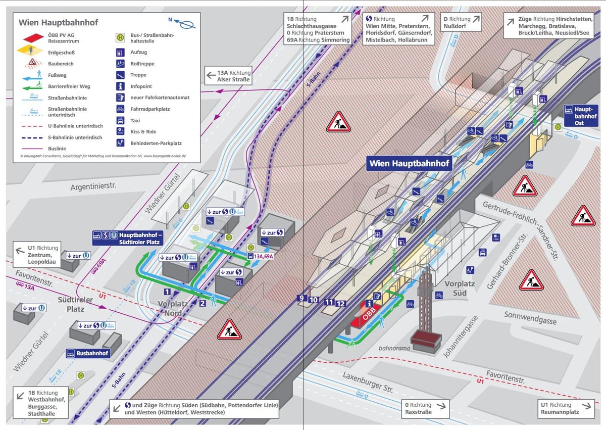 Vienna hbf bản đồ
