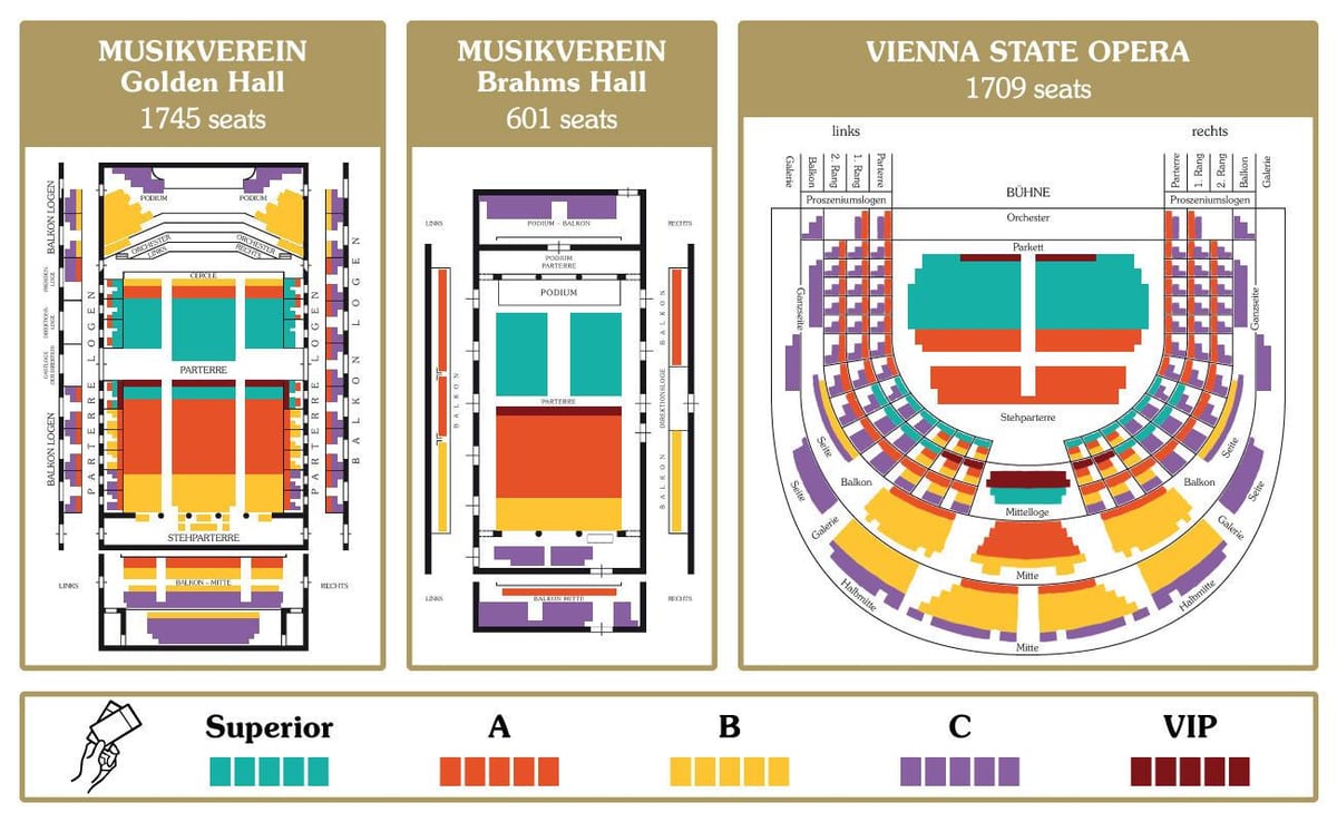Bản đồ của Vienna nhà hát opera