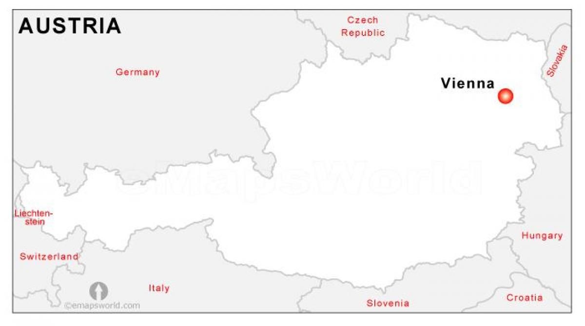 Bản đồ của Áo vốn