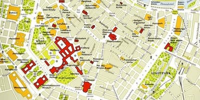 Vienna trung tâm lịch sử bản đồ
