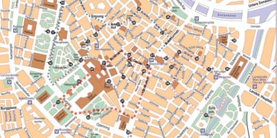 Ẩn Vienna bản đồ