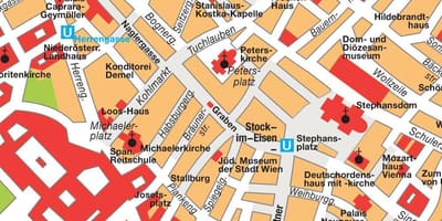 Vienna trung tâm bản đồ