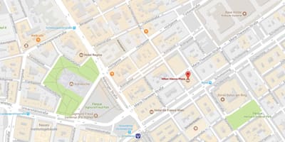 Bản đồ của hilton Vienna