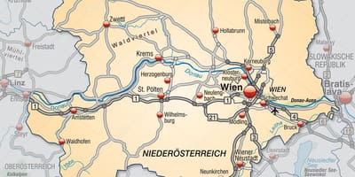 Bản đồ của schwechat 