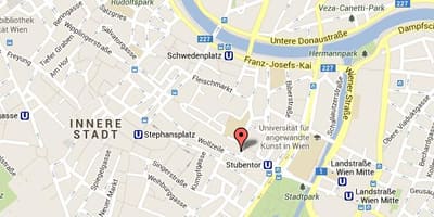 Bản đồ của stephansplatz Vienna bản đồ