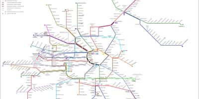 Vienna strassenbahn bản đồ