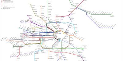 Vienna strassenbahn bản đồ