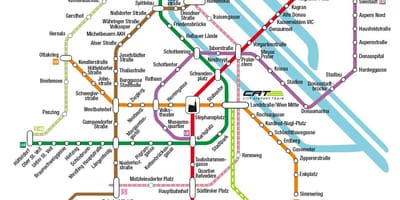 Mèo thành phố tàu sân bay Vienna bản đồ