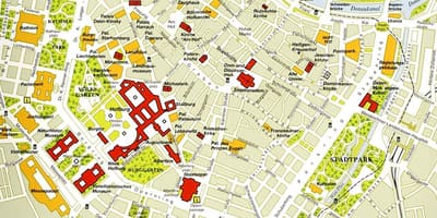 Vienna bản đồ trung tâm