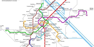Bản đồ của uban Vienna