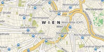 Vienna ứng dụng bản đồ