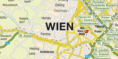 Bản đồ đang ở Vienna