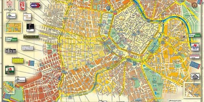 Vienna Áo bản đồ thành phố