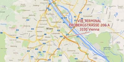 Bản đồ của Vienna erdberg