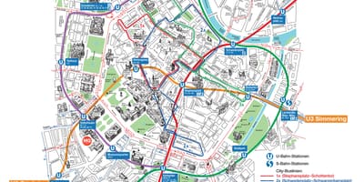 Vienna tiếng anh bản đồ