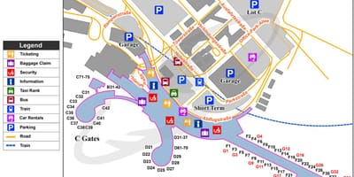 Vienna sân bay bản đồ