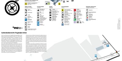 Vienna sân bay khởi hành bản đồ