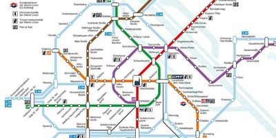 Vienna tàu điện ngầm bản đồ