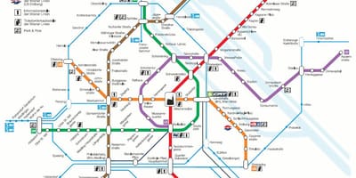 Vienna metro bản đồ
