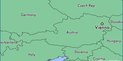 Vienna trong bản đồ
