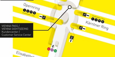 Bản đồ của Vienna vượt qua