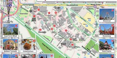 Bản đồ của Vienna viên và đi