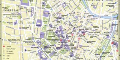 Vienna thành phố, bản đồ du lịch