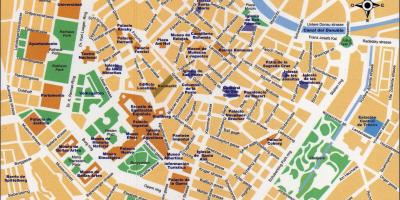 Bản đồ của đường phố trung tâm Vienna